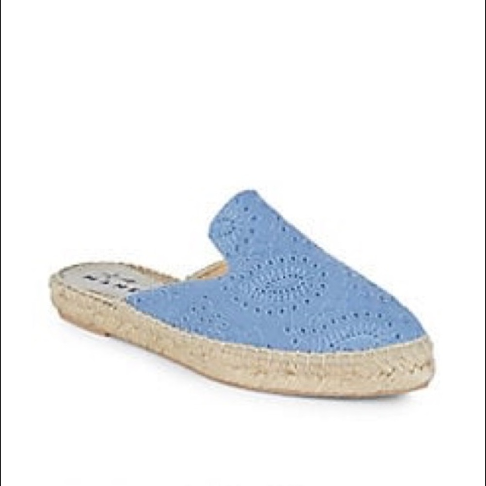 Manebi Hamptons Mule Espadrilles Eyelet